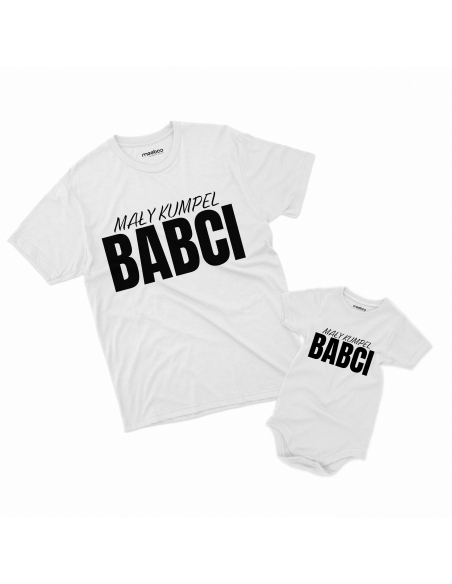 KOSZULKA LUB BODY DZIECIĘCE Mały kumpel babci