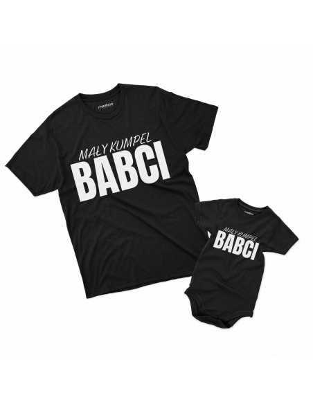 KOSZULKA LUB BODY DZIECIĘCE Mały kumpel babci