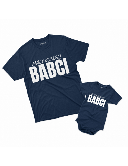 KOSZULKA LUB BODY DZIECIĘCE Mały kumpel babci