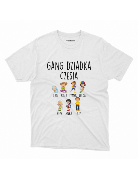 KOSZULKA MĘSKA Gang dziadka Czesia