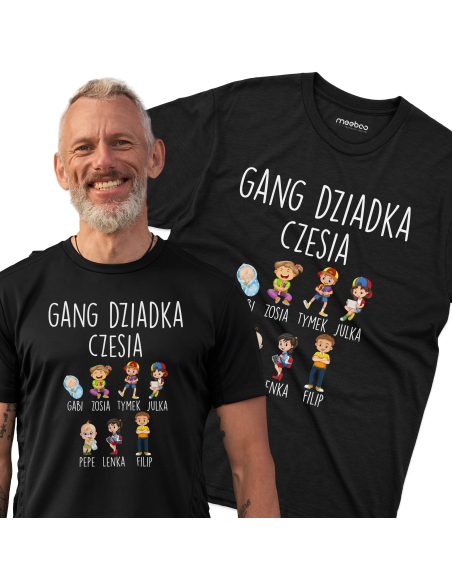 KOSZULKA MĘSKA Gang dziadka Czesia