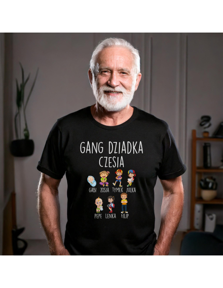 KOSZULKA MĘSKA Gang dziadka Czesia