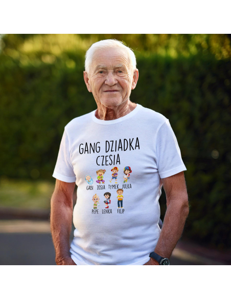 KOSZULKA MĘSKA Gang dziadka Czesia