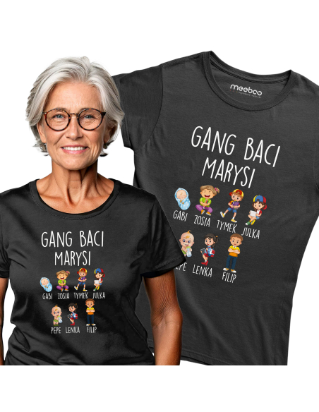 KOSZULKA DAMSKA Gang babci Marysi
