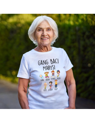 KOSZULKA DAMSKA Gang babci Marysi