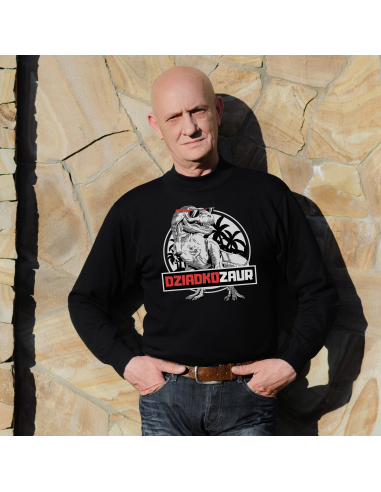 BLUZA BEZ KAPTURA MĘSKA Dziadkozaur