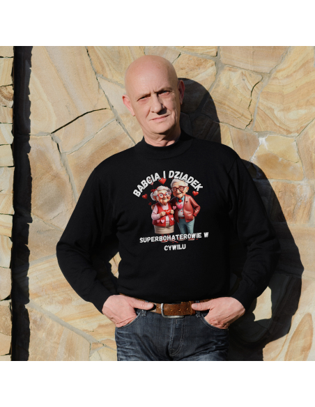 BLUZA BEZ KAPTURA MĘSKA Superbohaterowie w cywilu