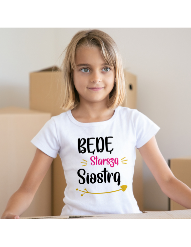 Koszulka Dziecięca "Będę starszą...