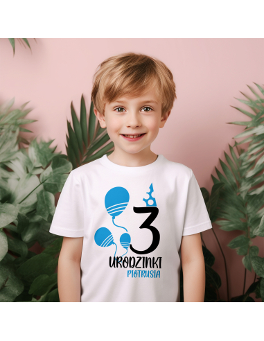 Koszulka Dziecięca "3 urodzinki +...