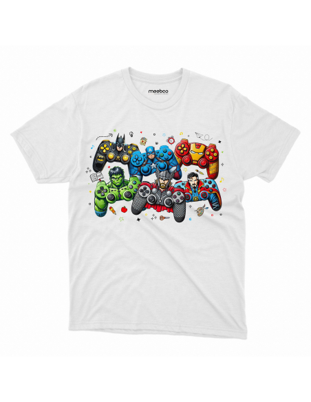 Koszulka Dziecięca "Pady Avengers" Czarna | Fanowski nadruk