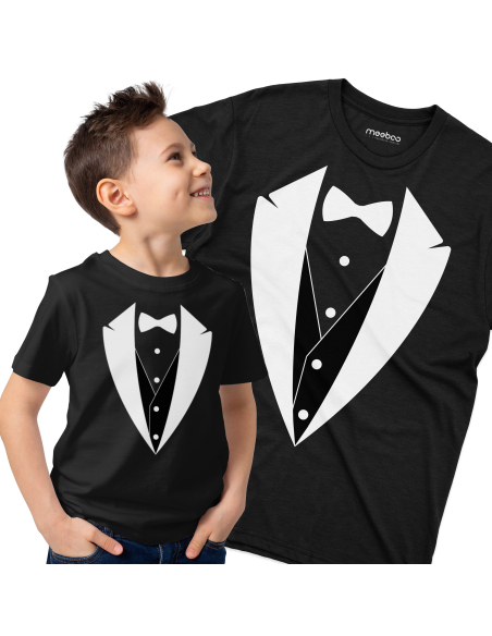 Koszulka Dziecięca "Smoking" Czarna | Wysoka jakość