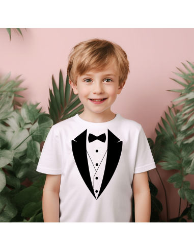 Koszulka Dziecięca "Smoking" Czarna |...