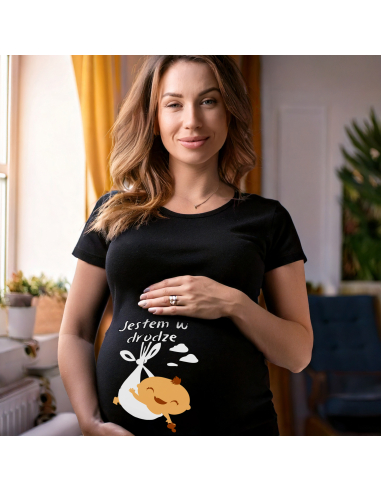 Koszulka ciążowa "Jestem w drodze"...