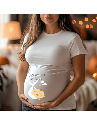Koszulka ciążowa "Jestem w drodze"...