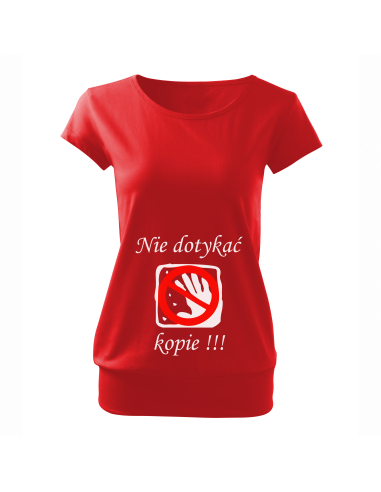 Koszulka ciążowa "Nie dotykać,...