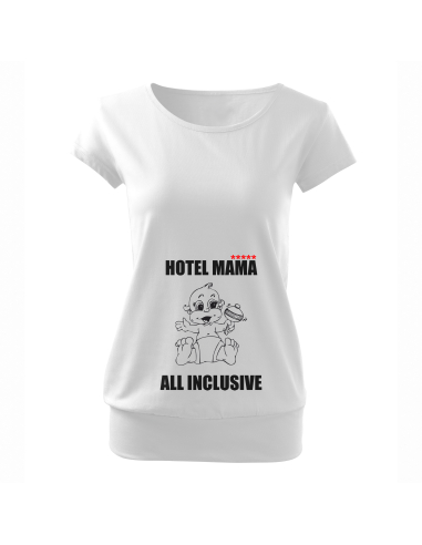 Koszulka ciążowa "Hotel mama, all...