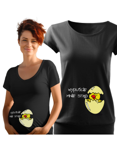 Koszulka ciążowa "Wypuście...