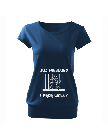 Koszulka ciążowa "Już niedługo i będę...