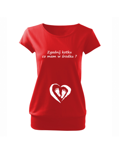 Koszulka ciążowa "Zgadnij kotku co...