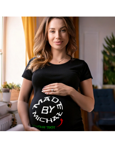 Koszulka ciążowa "Made by... +...