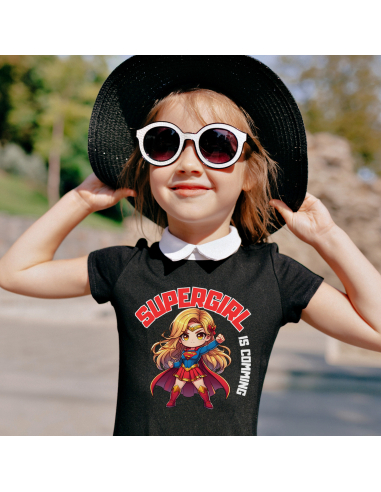 Body dziecięce "Supergirl is coming"...