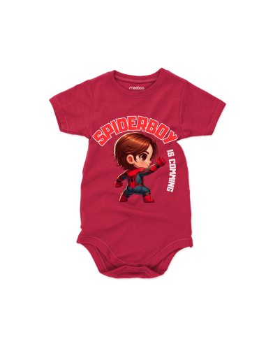 Body dziecięce "Spiderboy is coming"...