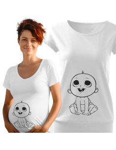 Koszulka ciążowa "Bobasek"...