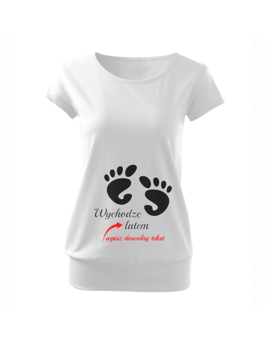 Koszulka ciążowa "Wychodzę latem +...