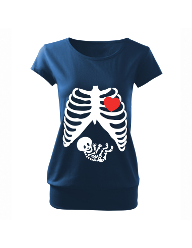 Koszulka ciążowa "Rentgen" Czarna |...