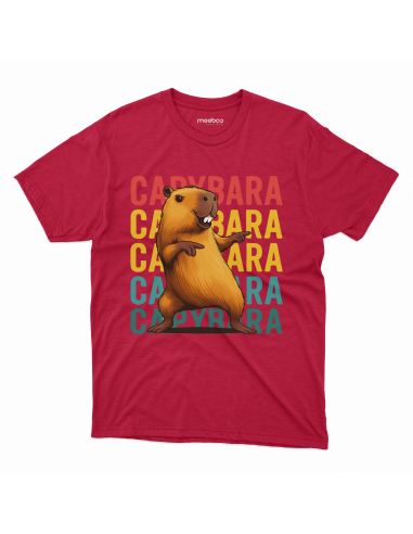 Koszulka Dziecięca "CAPYBARA" Czarna...