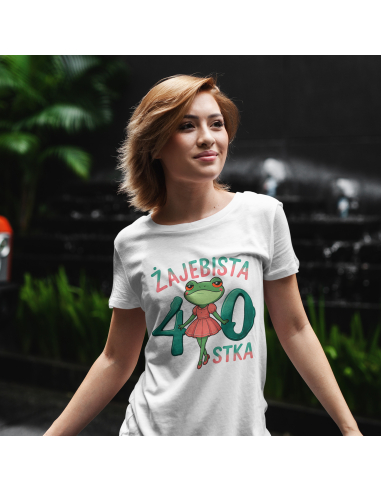 Koszulka Damska "Żajebista 40stka"...