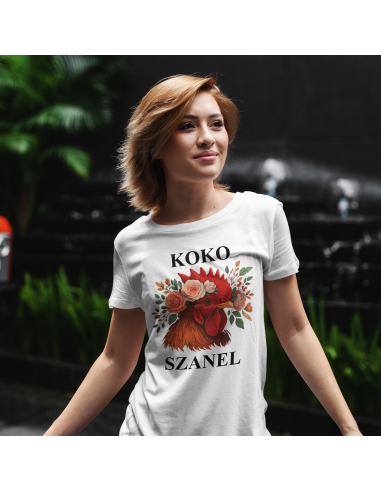 Koszulka Damska "Koko Szanel" Czarna...