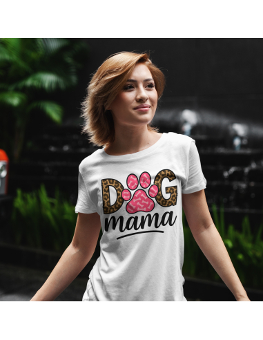 Koszulka Damska "Dog mama" Czarna |...