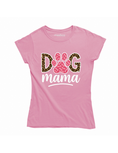 Koszulka Damska "Dog mama" Czarna |...