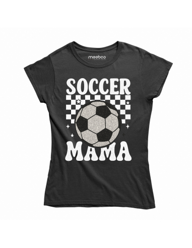 Koszulka Damska "Soccer mama" Biała |...