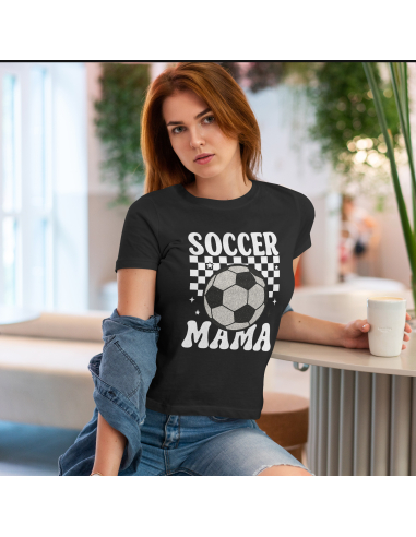 Koszulka Damska "Soccer mama" Biała |...