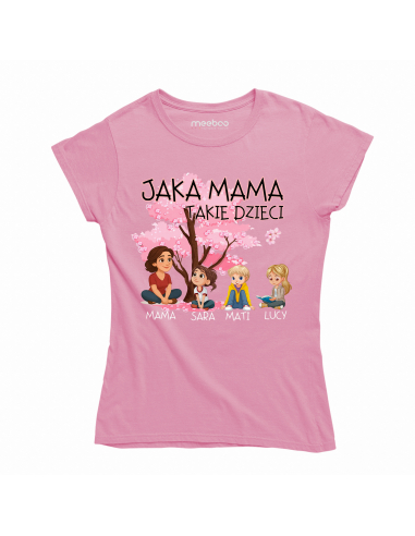 Koszulka Damska "Jaka mama takie...