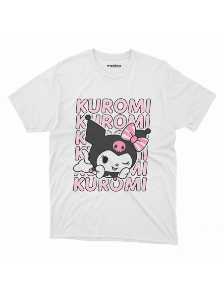 Koszulka Dziecięca "Kuromi" Czarna | 100% Bawełna