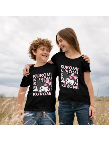 Koszulka Dziecięca "Kuromi" Czarna |...