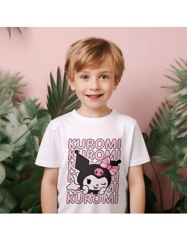 Koszulka Dziecięca "Kuromi" Czarna |...