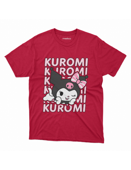 Koszulka Dziecięca "Kuromi" Czarna | 100% Bawełna