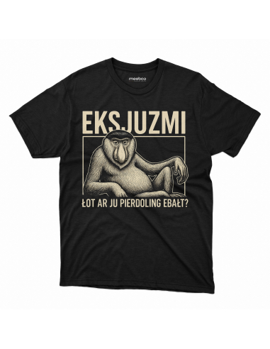Koszulka Męska "Eksjuzmi, łot ar ju...