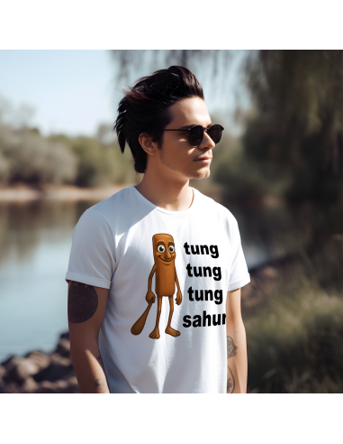 Koszulka Męska BrainRot "Tung tung...
