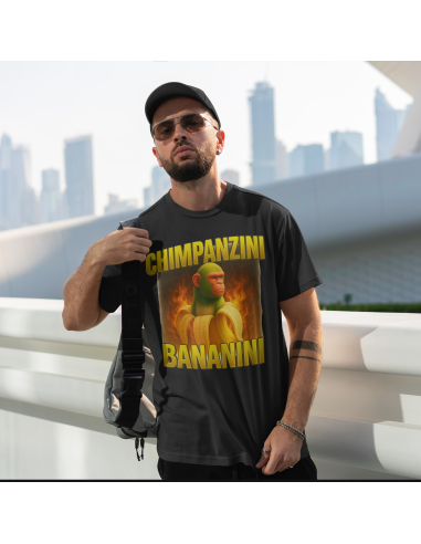 Koszulka Męska BrainRot "Chimpanzini...