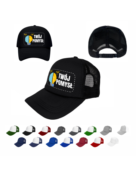 Czapka Trucker z Nadrukiem