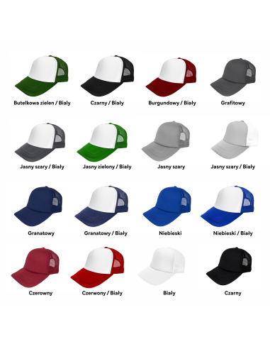 Czapka Trucker z Nadrukiem