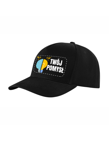 Czapka z daszkiem 5 panelowa z Nadrukiem