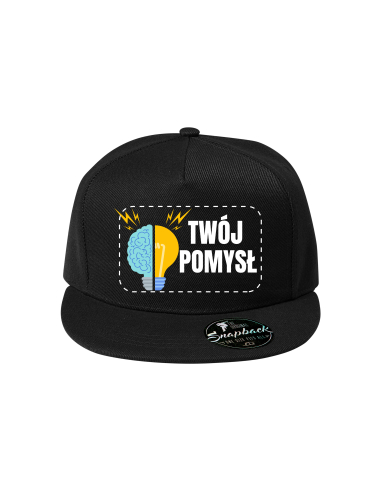 Czapka Snap RAP z daszkiem i Twoim...