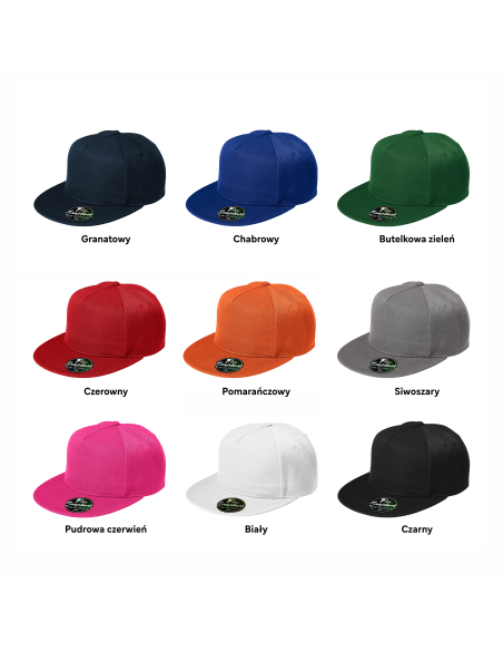 Czapka Snap RAP z daszkiem i Twoim nadrukiem
