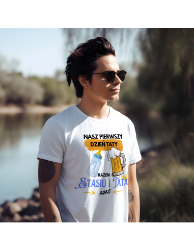 Koszulka Męska "Nasz pierwszy dzień...
